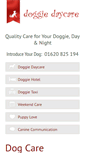 Mobile Screenshot of doggiedaycare-online.co.uk