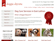 Tablet Screenshot of doggiedaycare-online.co.uk